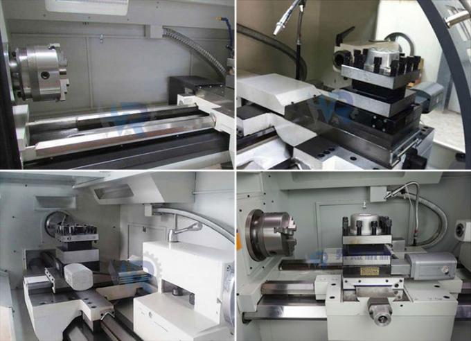 Ck6150-1000 تخت صاف ماشین چرخ CNC 4 ایستگاه برج 1