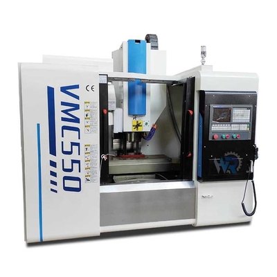 ماشین فرز VMC CNC قطعات فلزی سفید با دقت بالا VMC550 600x450mm