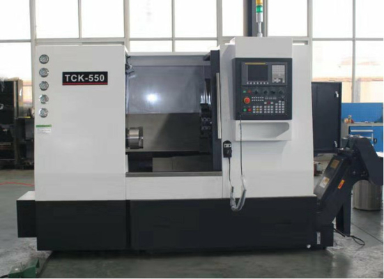 TCK550 تخت شیب دار ماشین چرخ دار فلزی CNC 550mm قطر