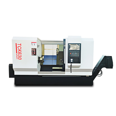 45 درجه CNC فلز چرخ دار ماشین Tck630 مرکز چرخش تخت شیب دار