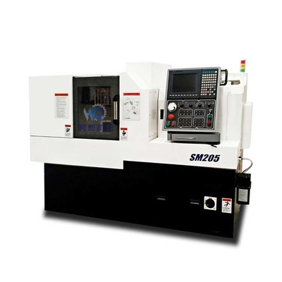 SM205 نوع سوئیس اتوماتیک CNC ماشین تراش افقی سفید