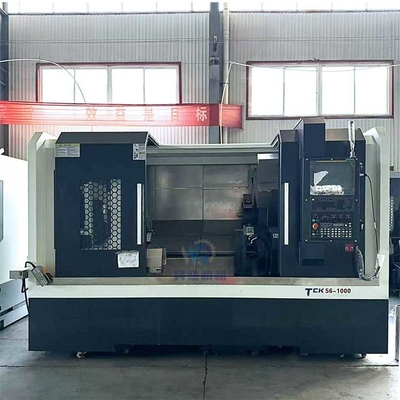 افقی Tck56-1000 تخت شیب دار ماشین چرخ CNC دقت بالا