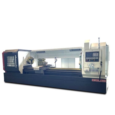 ماشین چرخ CNC CK6180 ماشین چرخ CNC 4 ایستگاه برج سیستم زیمنس