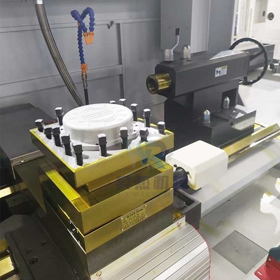 Qk1322 دو چک افقی تخت تخت اتوماتیک CNC لوله رشته ماشین چرخ دار برای فلز