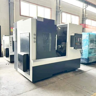 دو اسپندل تخت شیب دار اتوماتیک Cnc چرخ دار TCK56Y با Sub Spindle Drive Cnc چرخ دار چرخش